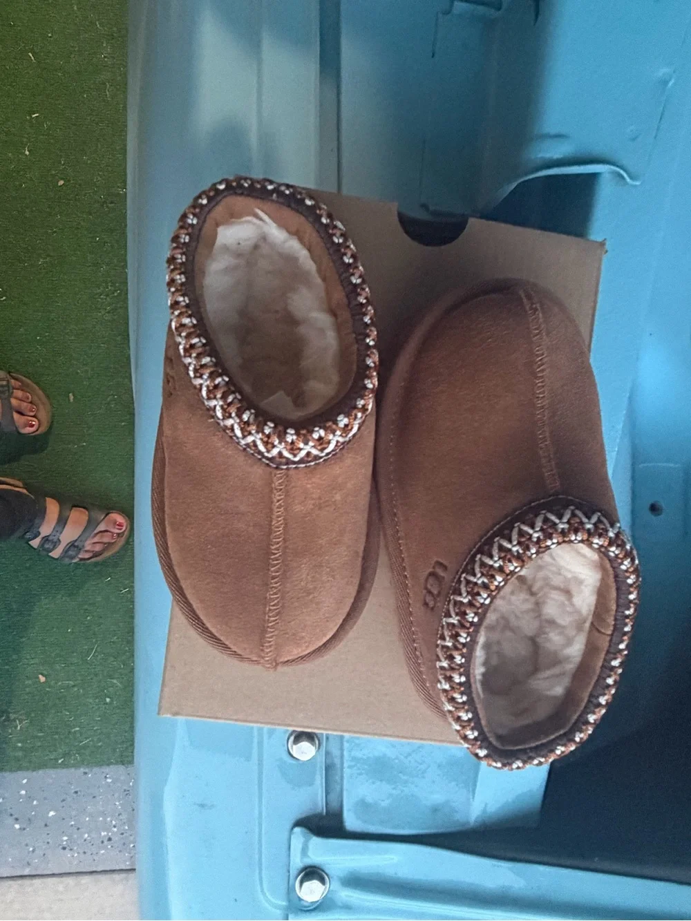 UGG plush lined